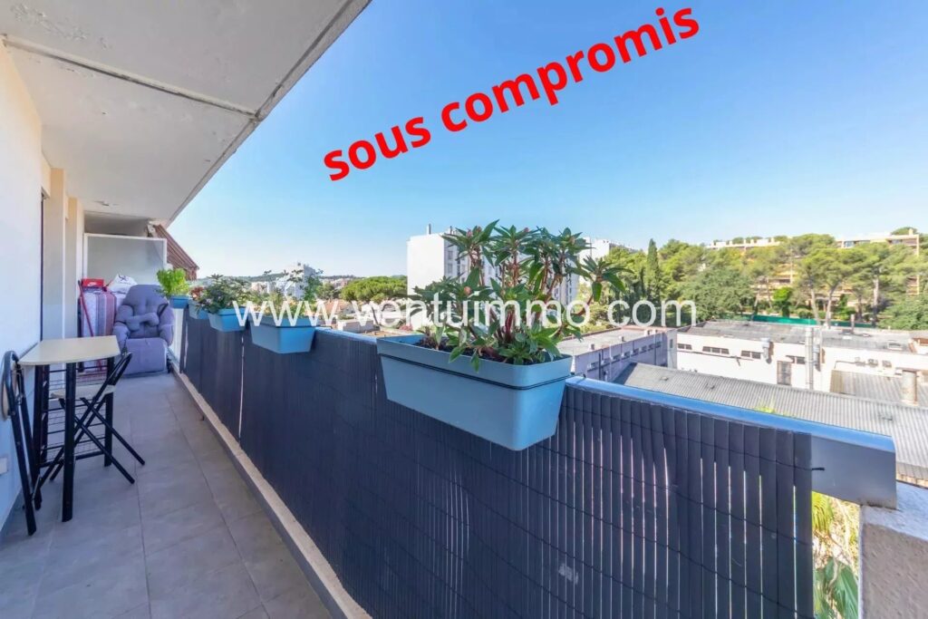 BAISSE DE PRIX – EXCLUSIVITE, LE CANNET, APPARTEMENT À VENDRE 3 PIÈCES, ETAGE ELEVE