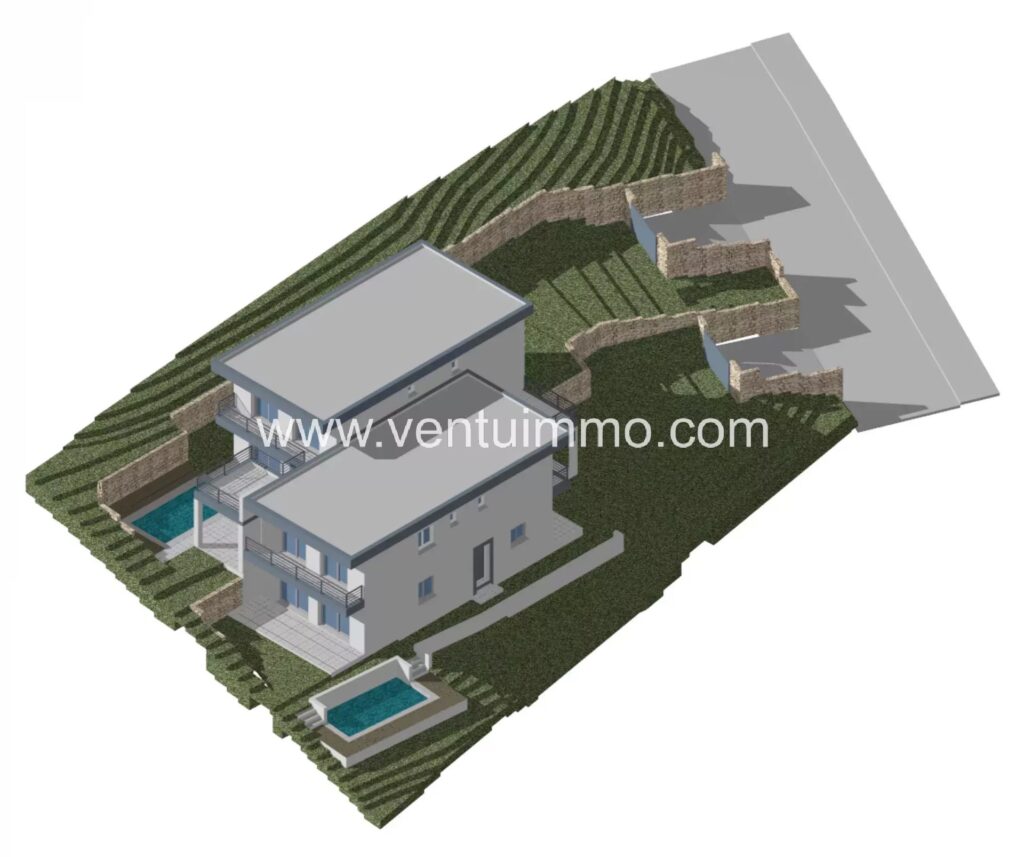 Deux villas jumelées et piscine privée chacune à Fréjus