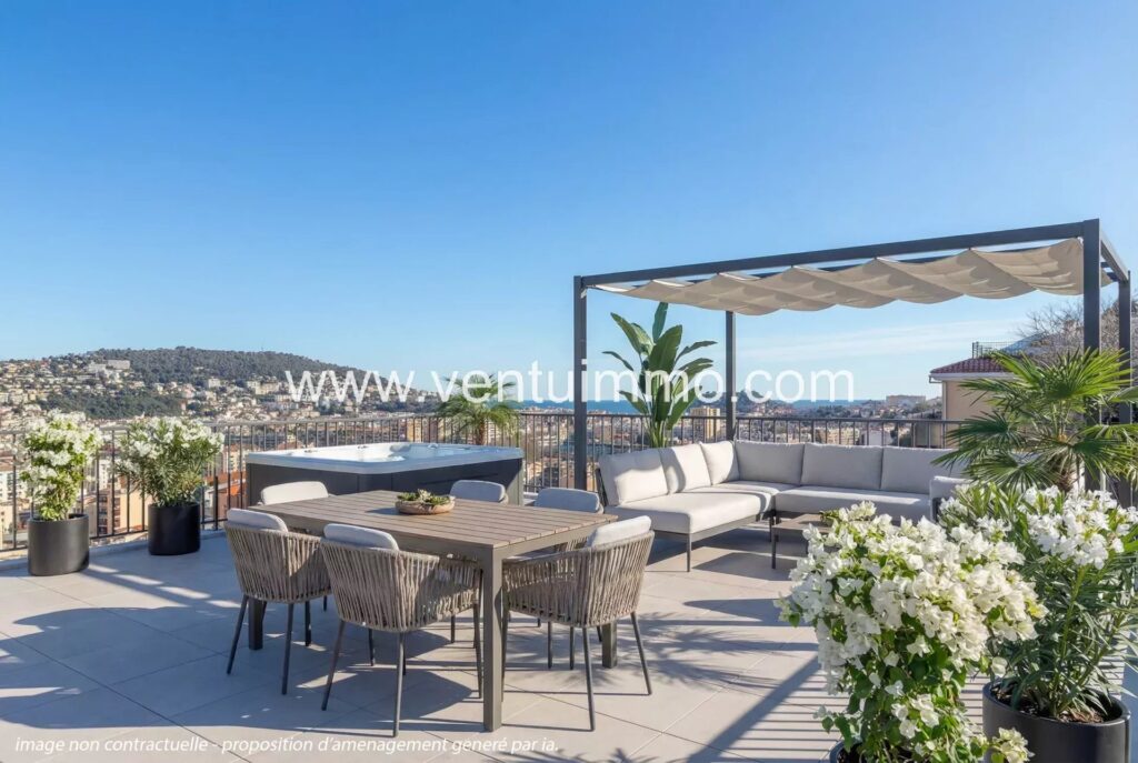 Penthouse d&rsquo;Exception à Nice avec Vue Panoramique