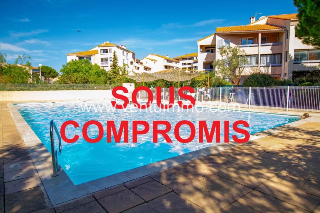 Belle Opportunité pour ce T2 , avec jardin privatif dans un cadre d’exception